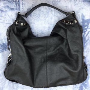 Rebecca Minkoff Black Studded Supernova Nikki Hobo